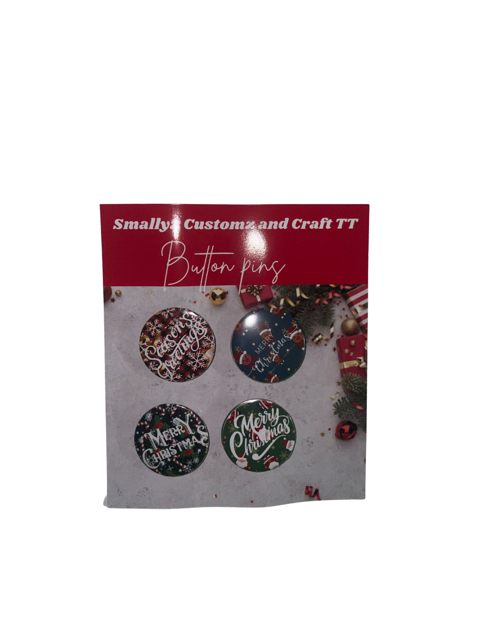 Seasonal Button Pins